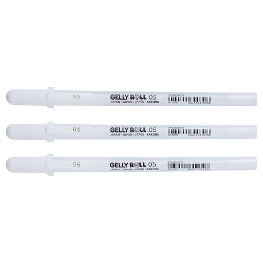 Sakura Gelly Roll set Bright White fine 3 pens
