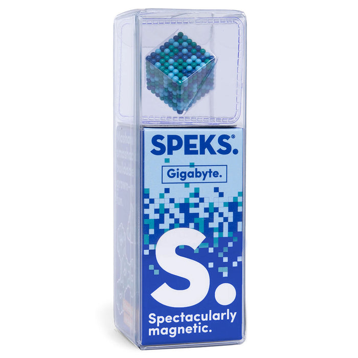 Speks Pixel Gigabyte Blue Spectacularly Magnetic Fidget Toy