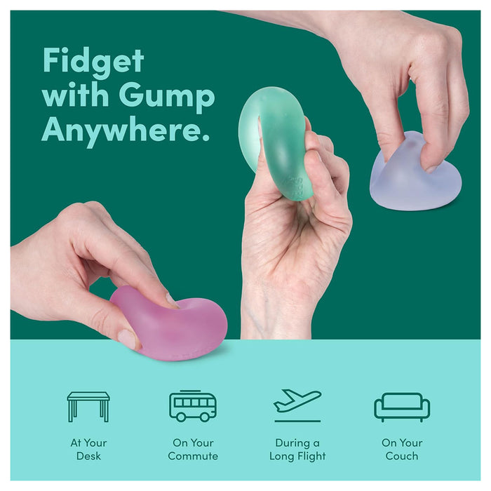 Speks Gump Jumbo Sea Glass Memory Gel Stress Ball