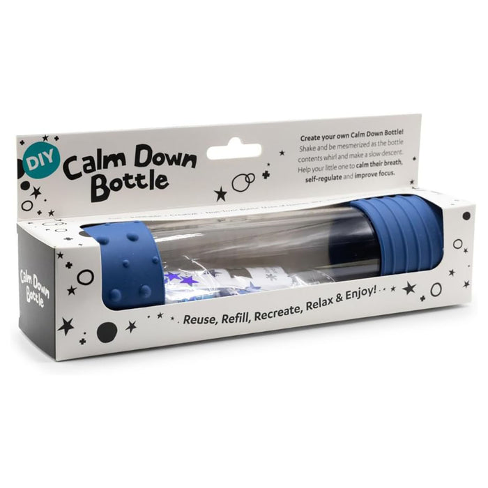 Jellystone Designs DIY Calm Down Bottle Soft Blue Sensory Toy