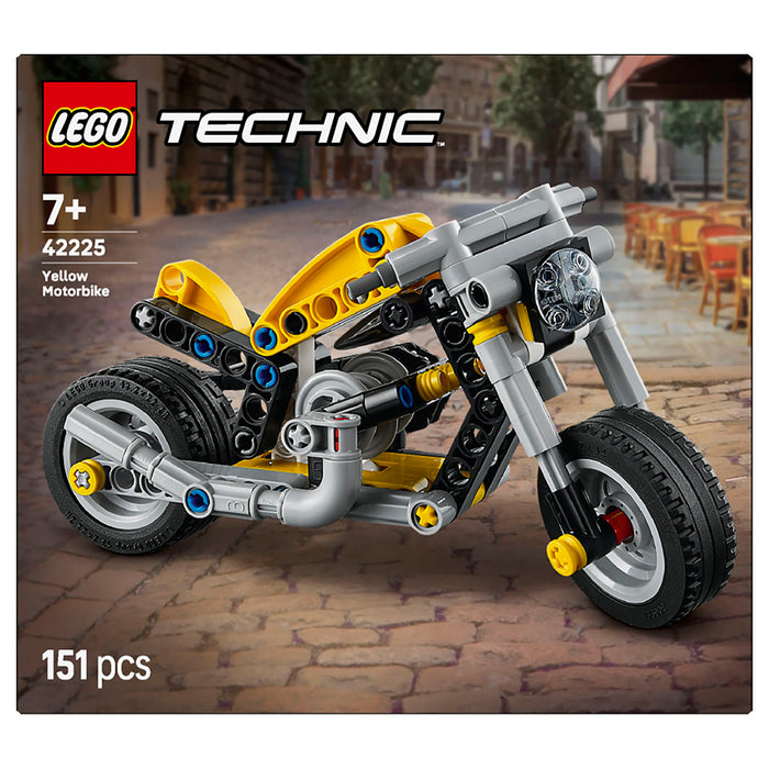 LEGO Technic Yellow Motorbike Building Set