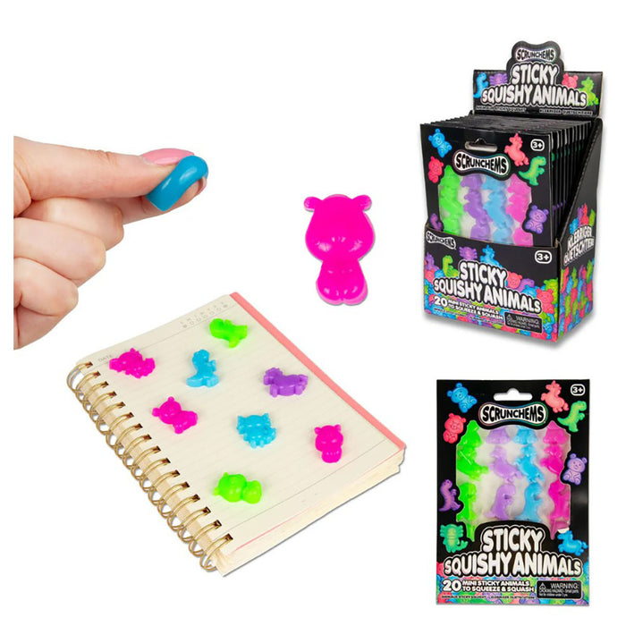 Scrunchems Sticky Squishy Animals