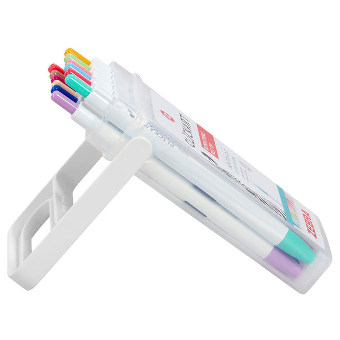 Zebra Lot De 2 Stylos à Base D'eau Clickart PL 12 Colors Zebra Lot De 2 Stylos à Base D'eau Clickart PL 12 Colors