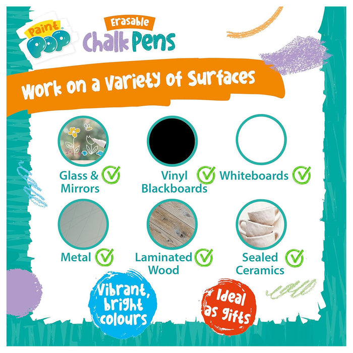 Paint Pop Chalk Pens (10 Pack)