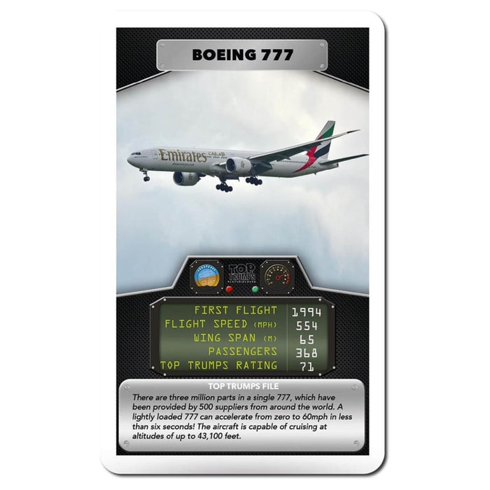 Planes Top Trumps Classics Card Game
