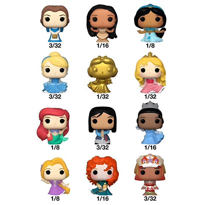 Funko Bitty Pop! Singles: Disney Princess Vinyl Figure Blind Bag (styles vary