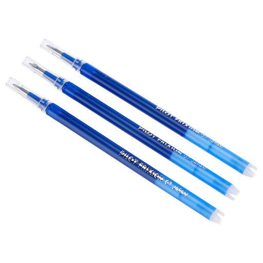 Pilot FriXion Ball & Ball Clicker Erasable M Pen Blue Ink Refills (3 Pack)