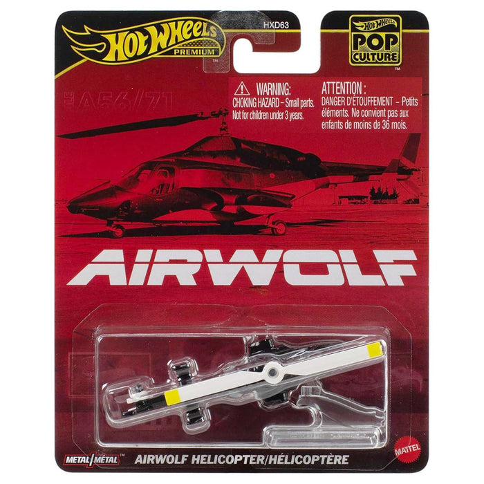 Hot Wheels Premium Pop Culture: Airwolf Helicopter