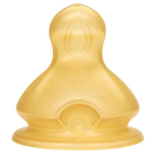 NUK First Choice Latex Teat Size 2 Medium Hole (Pack of 2)