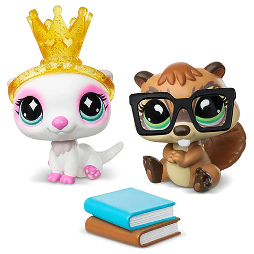 Littlest Pet Shop 2 Pets Series 5 G7 #417 Beaver & #418 Otter Figures
