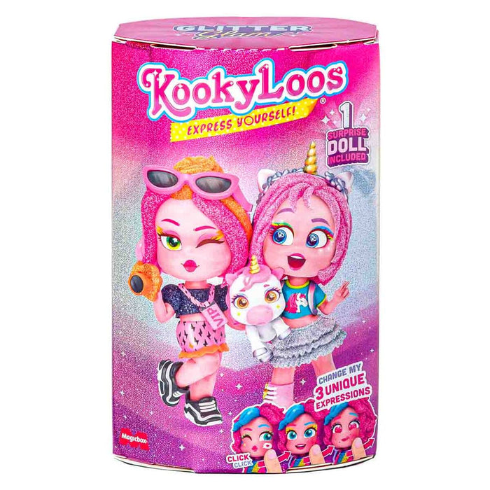 KookyLoos Express Yourself Glitter Glam Surprise Doll (styles vary)