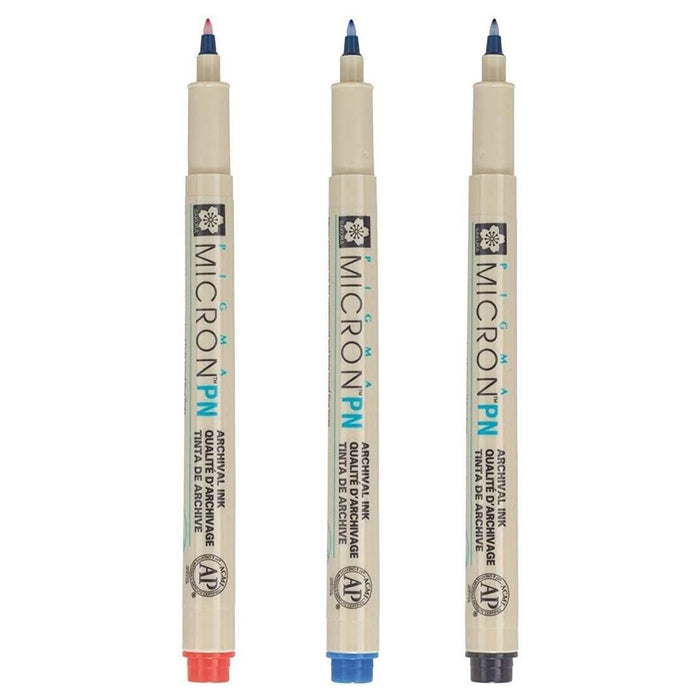 Sakura Pigma Micron PN office set 3 colours