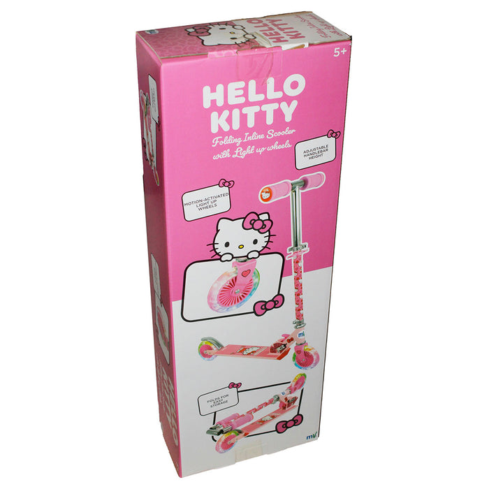 Hello Kitty Folding In-Line Scooter with Light Up Wheels