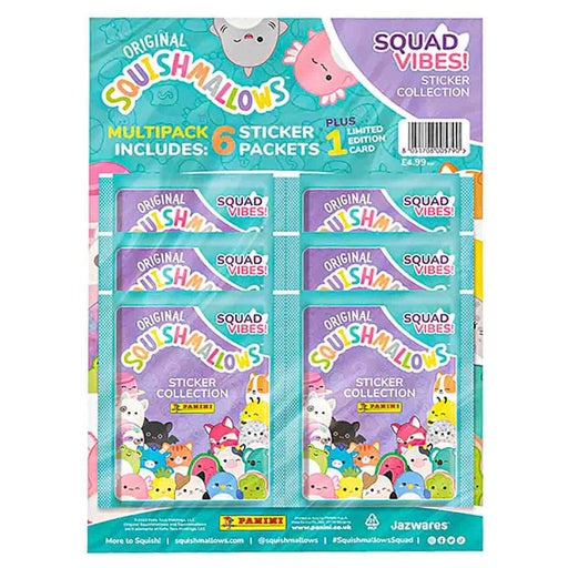 Squishmallows: Squad Vibes Sticker Collection Multipack