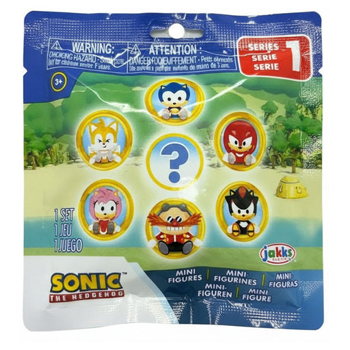 Sonic the Hedgehog 1.5" Mini Figures Series 1 Blind Pack (styles vary)