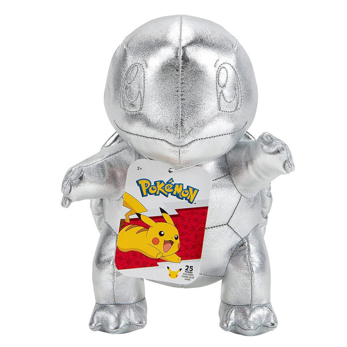 Pokémon 25 Years Silver Squirtle 8" Plush