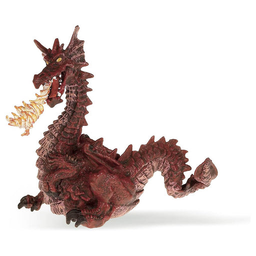 Papo Red Dragon with Flame Figure