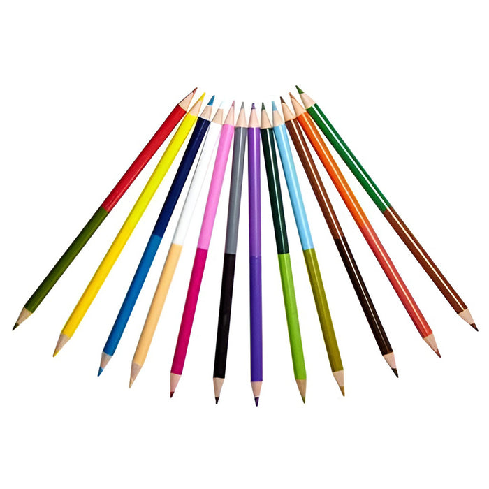 Crayola Dual Sided Coloured Pencils (12 Pack)