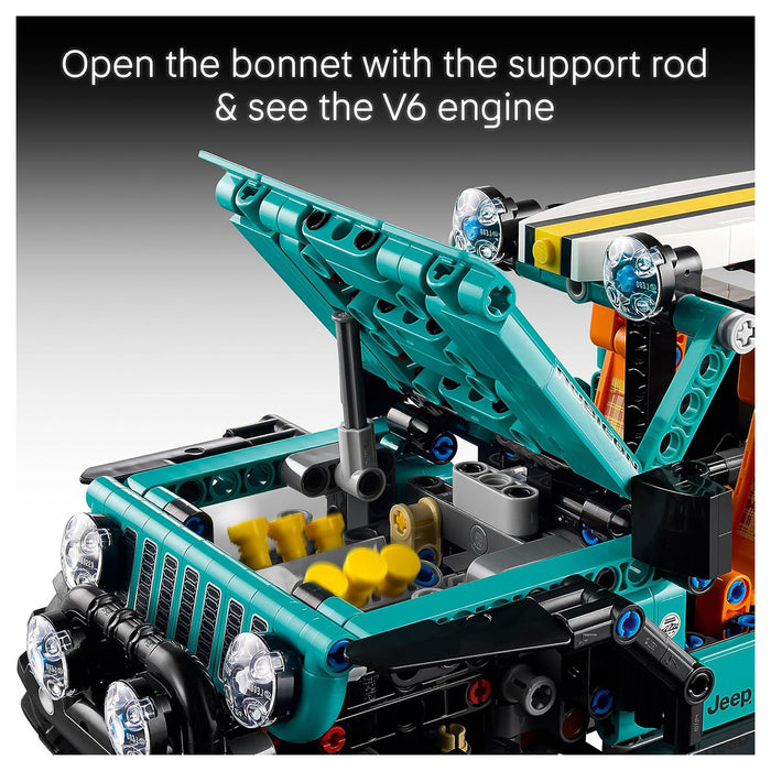 LEGO Techic Jeep Wrangler Rubicon SUV Building Set