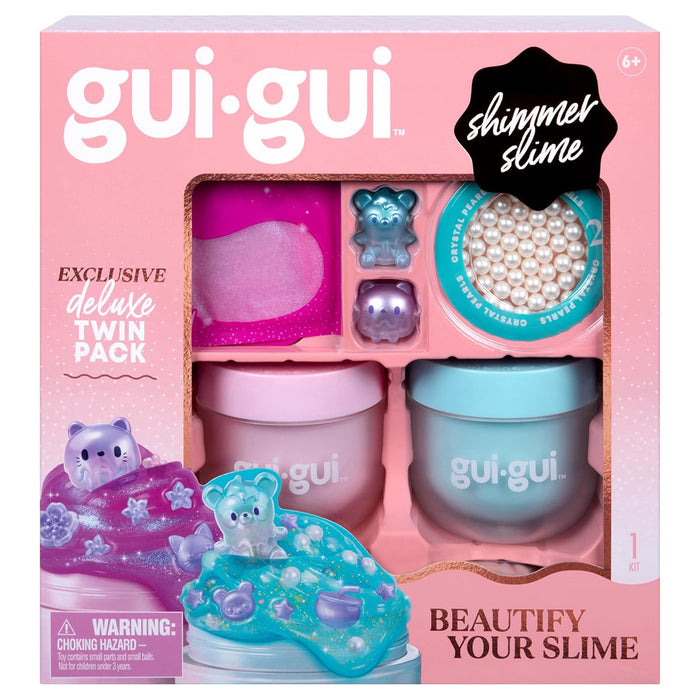 Gui Gui Shimmer Slime Deluxe Twin Pack 