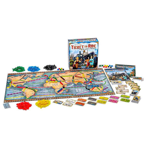 Ticket To Ride: Rails & Sails Board Game