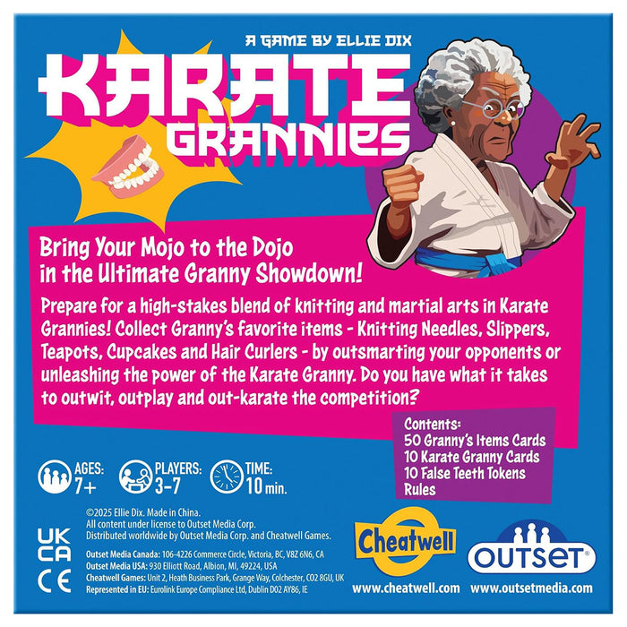 Karate Grannies Card Game