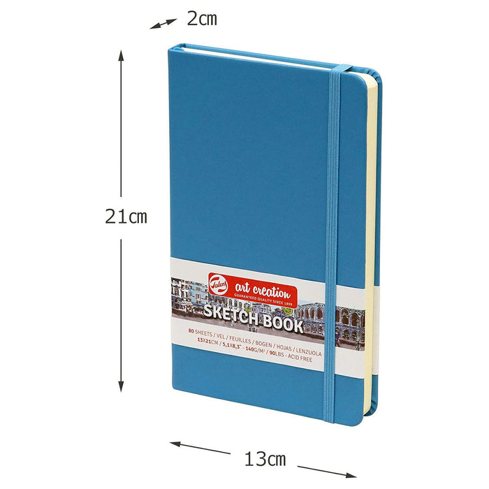 Royal Talens Art Creation Sketchbook 13 x 21cm - Lake Blue 140 g, 80 sheets