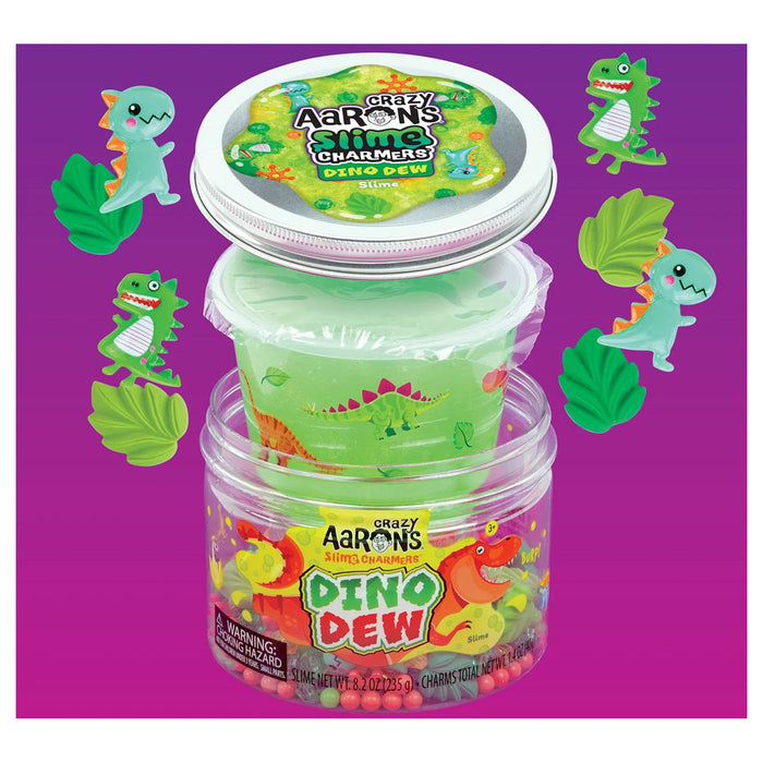 Crazy Aaron's Slime Charmers Dino Dew Slime