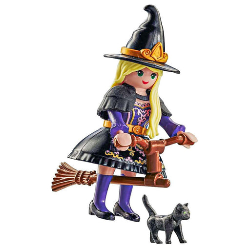 Playmobil Special Plus: Witch with Cat Figure