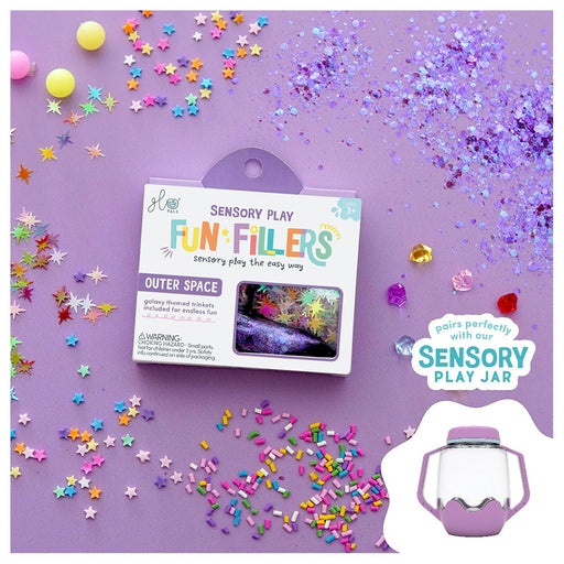 Glo Pals Sensory Play Fun Fillers Outer Space Theme Set