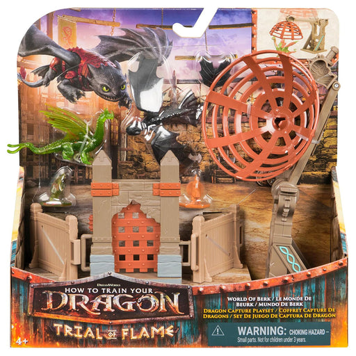 How to Train Your Dragon Trial of Flame Dragon Capture Playset