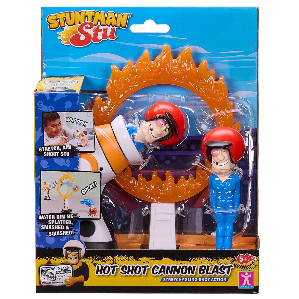 Voiture Cascade Stuntman Stu - Jeu De Crash Avec Figurine Et Pièces Détachables, 5 Caisses à Sauter - 2