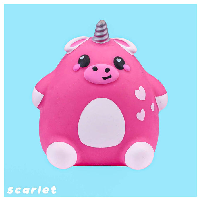 Smooshzees Cutezees Scarlet Unicorn Series 1 Soft Toy