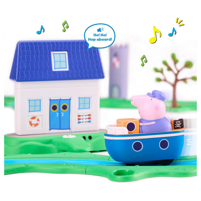 Peppa Pig Whizz-Around Bobbing Along Boat Set