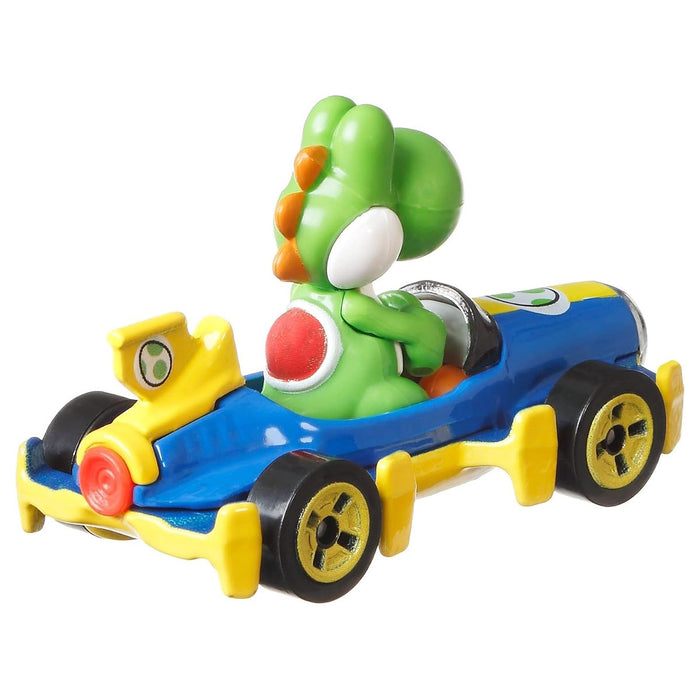 Hot Wheels Mario Kart Yoshi Mach 8 Die-Cast Car