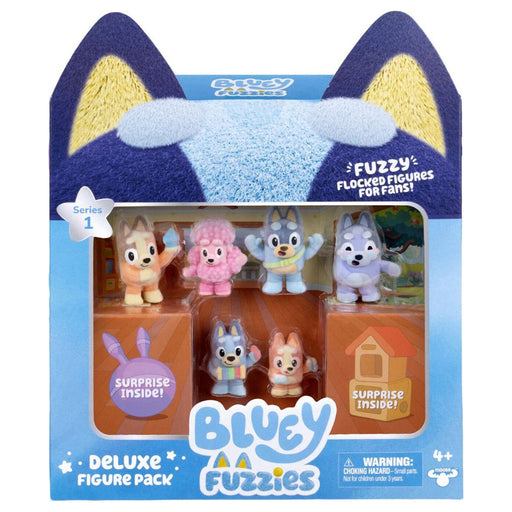 Bluey Fuzzies Deluxe Figure Pack Series 1