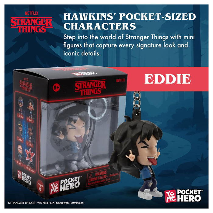 Stranger Things Pocket Hero Eddie Keyring
