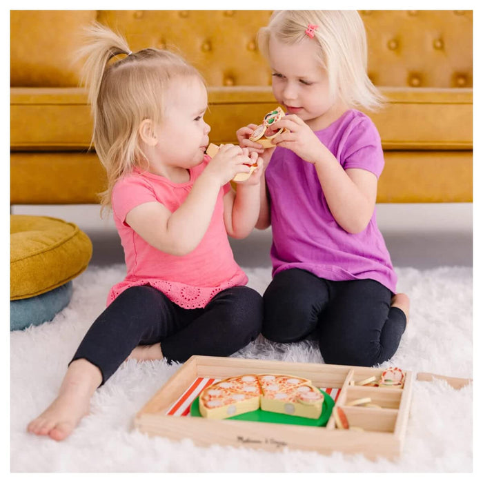 Melissa & Doug Wooden Pizza Party Set