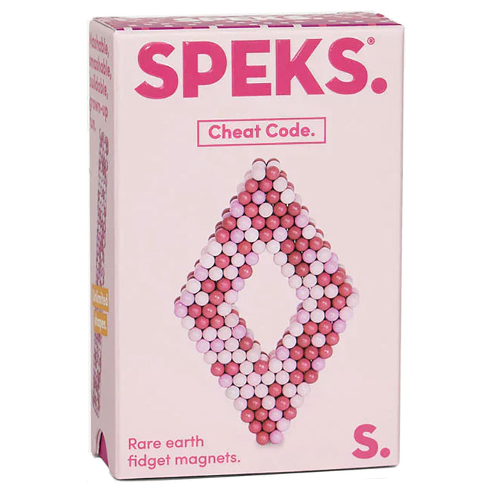 Speks Pixel Cheat Code 432 Pink Magnetic Fidget Balls (14+)