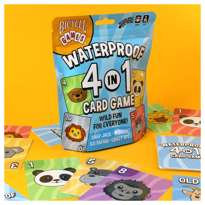 Waterproof 4 in 1 Card Game