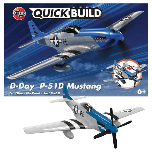 Airfix Quickbuild D-Day P-51D Mustang Model Kit