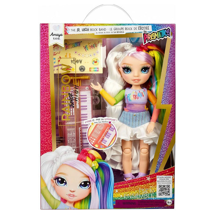 Rainbow High Jr. High Rock Band Amaya Raine Fashion Doll
