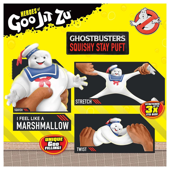 Heroes of Goo Jit Zu Ghostbusters Squishy Stay Puft Stretch Figure