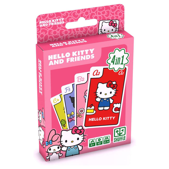 Shuffle Hello Kitty and Friends 4 in 1 Card Game