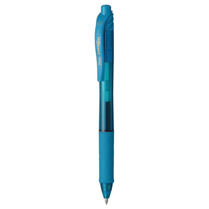 Pentel EnerGel X 0.7mm BL107 Sky Blue Rollerball Pen