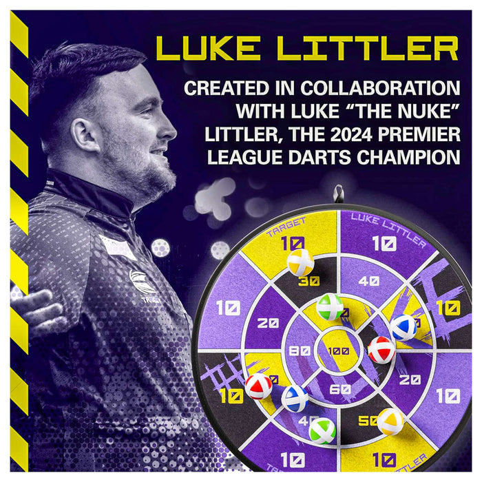 Luke 'The Nuke' Littler Fabric Dartboard Set