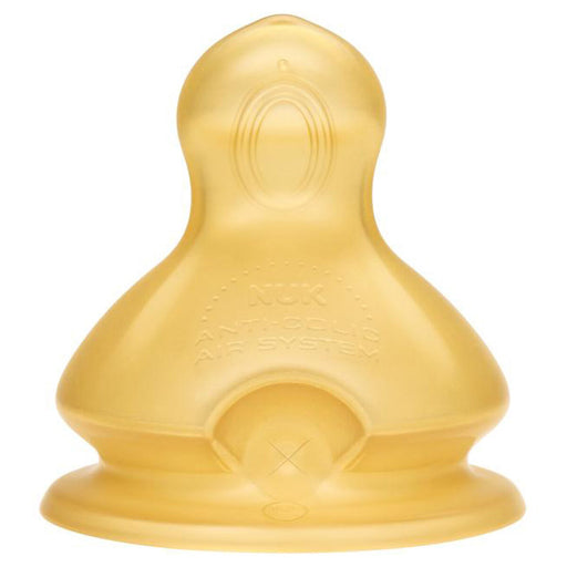 NUK First Choice Latex Teat Size 1 Medium Hole (Pack of 2)