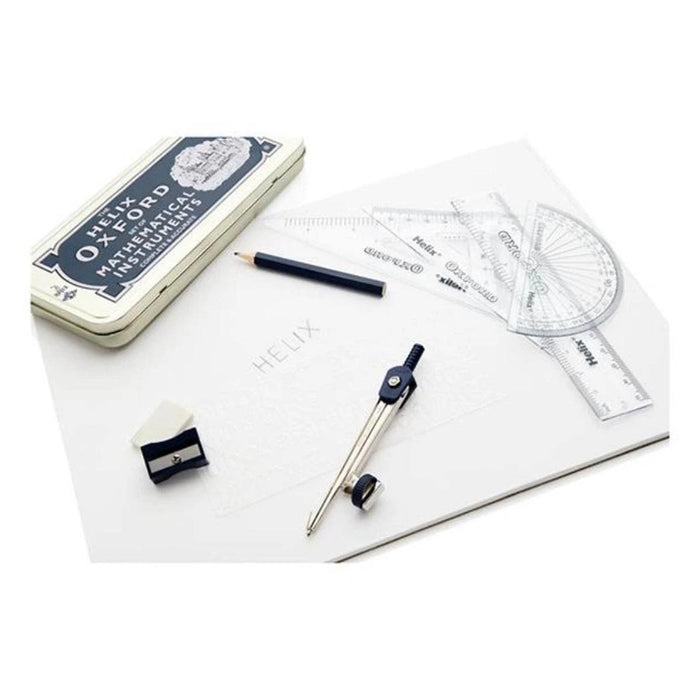 Helix Oxford Set of Mathematical Instruments Complete and Accurate