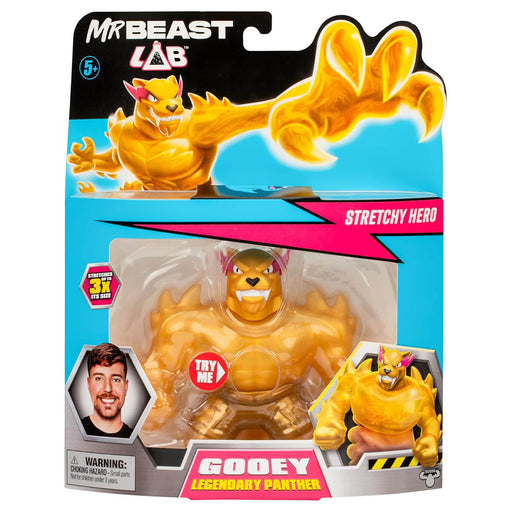 MrBeast Lab Stretchy Heroes: Gooey Legendary Panther Stretch Figure