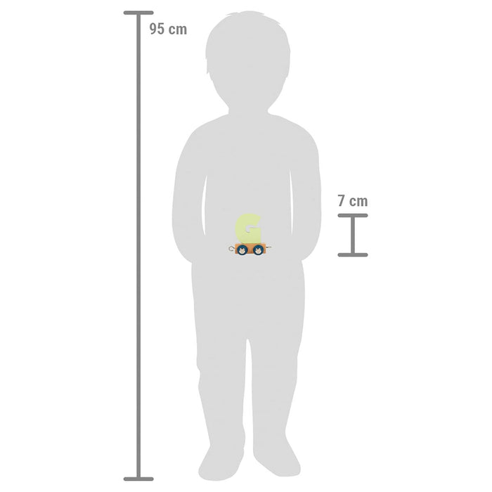 Letters Train Polar 'G' Wooden Toy